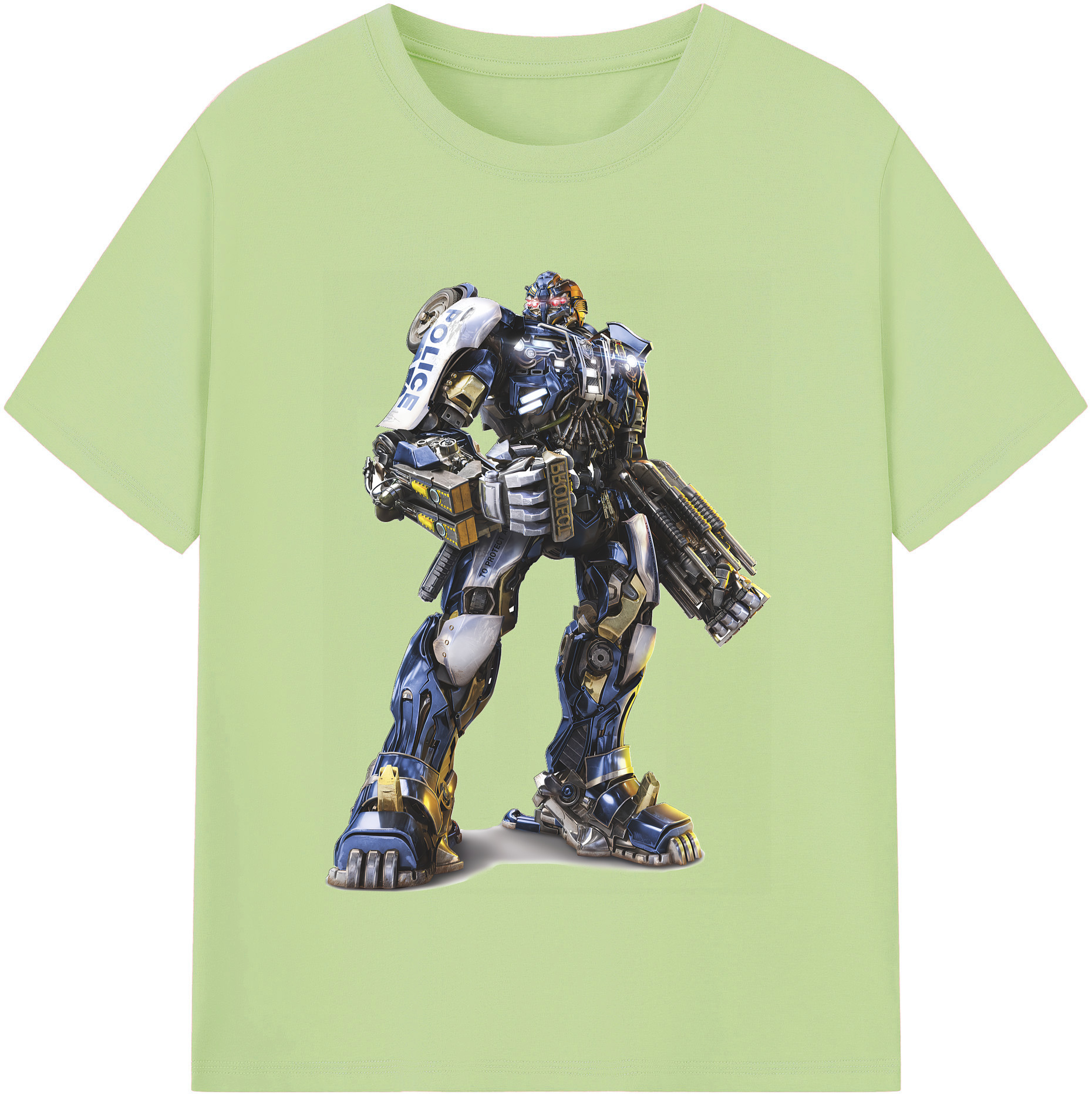 （画像用） Transformers トランスフォーマー 綿100％半袖Tシャツ（フロントプリント）